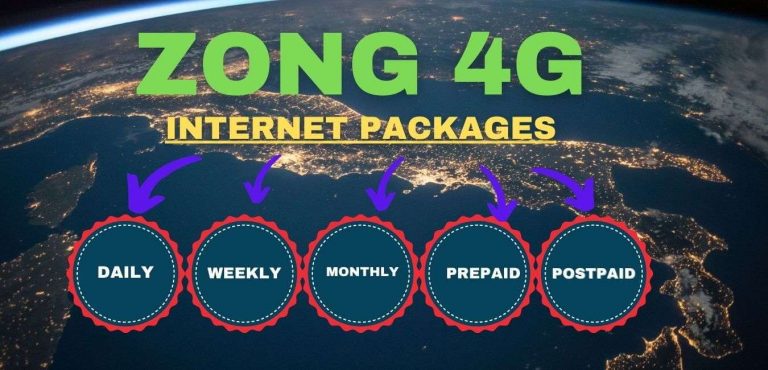 ZONG Internet Packages 2022-Daily, Weekly & Monthly