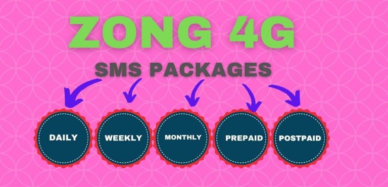 ZONG SMS Packages 2022: Daily, Weekly & Monthly | Prepaid