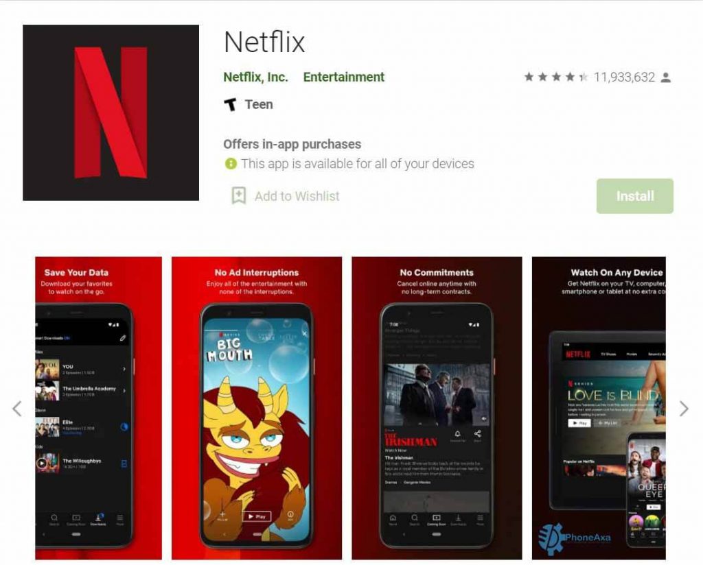 Netflix-Best-paid-Android-Apps