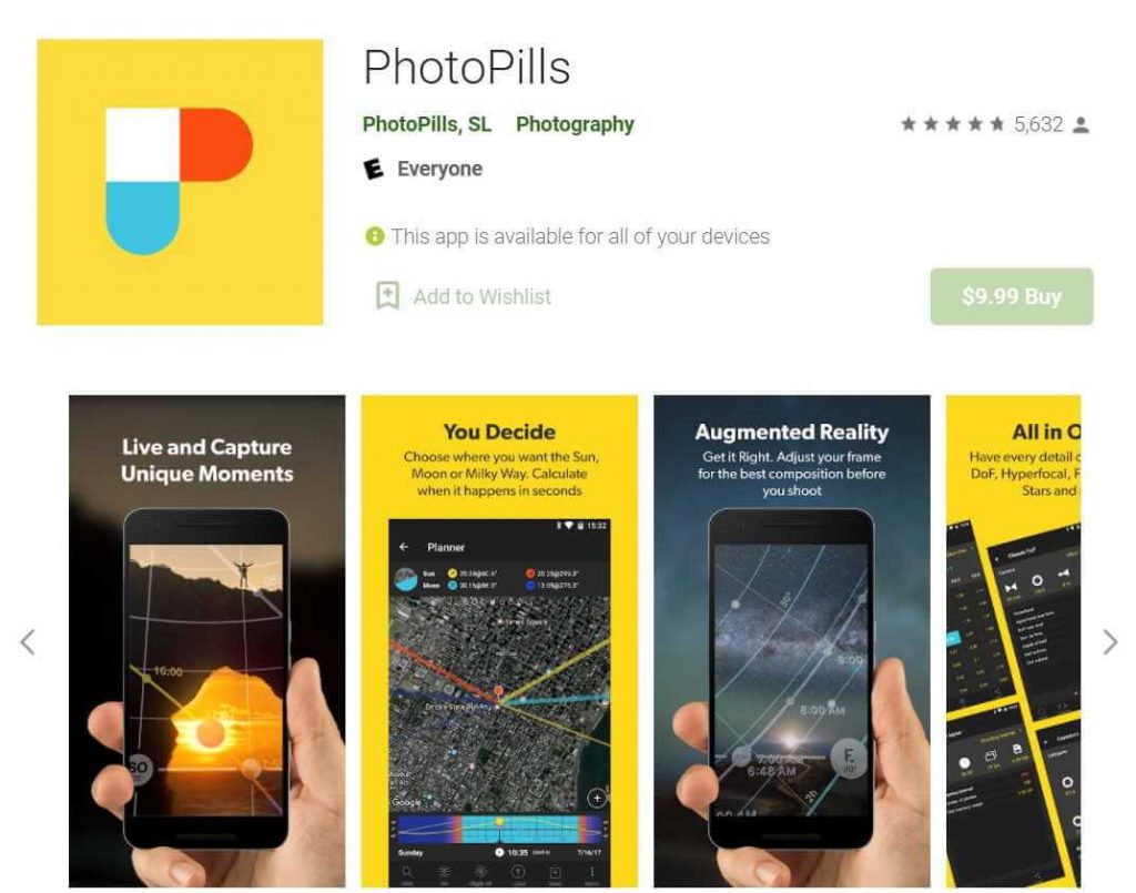 Photopills-best-android-paid-apps