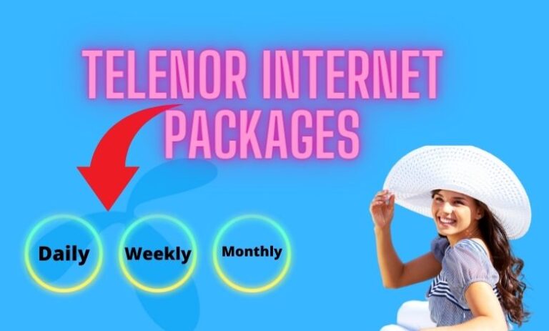 Telenor Internet Packages-Daily, Weekly and Monthly