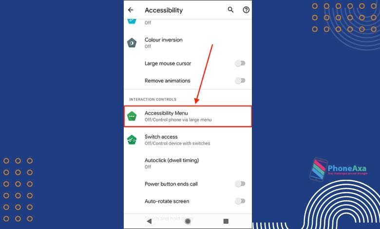 How to Take a Screenshot on Galaxy A32 using Accessibility Menu