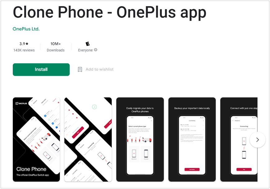 Clone phone using OnePlus